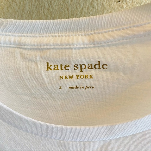 Kate Spade Pineapple Tee Shirt NWT Size S - Picture 7 of 8